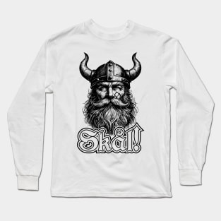 Viking God | Viking Warrior | Skål! Long Sleeve T-Shirt